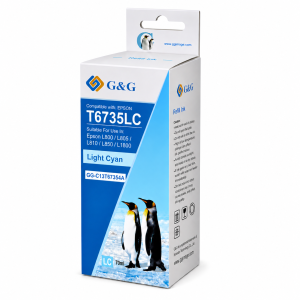 Чернила струйные совм. Epson [T6735] Light Cyan