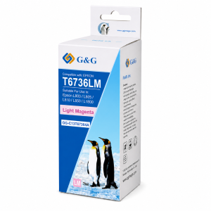 Чернила струйные совм. Epson [T6736] Light Magenta