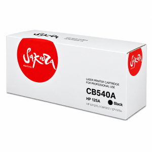 Картридж лазерный совм. цветной HP [CB540A] Black
