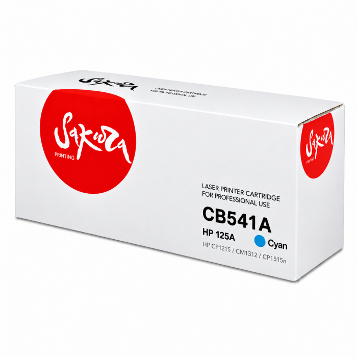 Картридж лазерный совм. цветной HP [CB541A] Cyan — фото 1