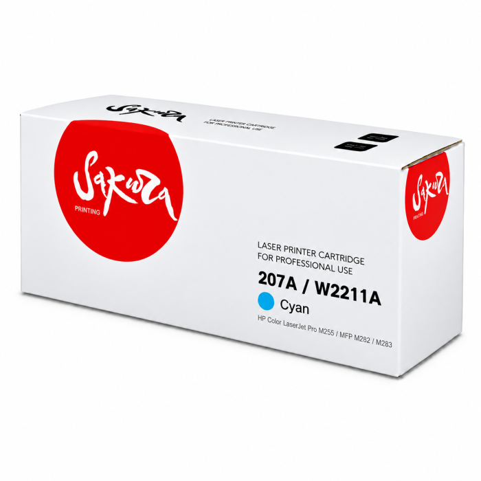 Картридж лазерный совм. цветной HP [W2211A] Cyan — фото 1