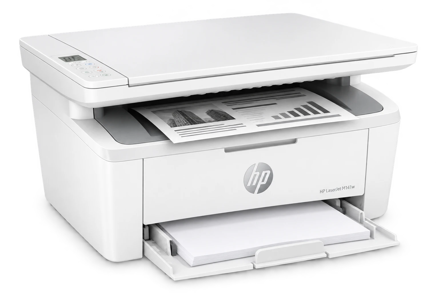 HP LaserJet M141w — компактное лазерное МФУ с чёрно-белым документом